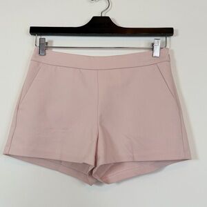 Express light pink women’s extremely high waiste shorts Size 6